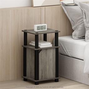 img 2 attached to Furinno Brahms 3 Tier Nighstand Espresso