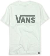 👕 men's vans classic black white t-shirt for fashionable clothing, t-shirts, and tanks логотип
