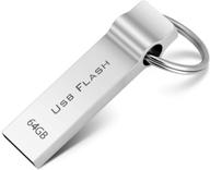 💾 ruichenxi 64gb waterproof metal thumb drive memory stick for computer/laptop - portable jump drive storage logo