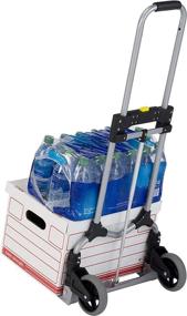 img 1 attached to Magna Cart Ideal Folding Hand Truck with 150 lb Weight Capacity - Heavy-Duty Steel Construction