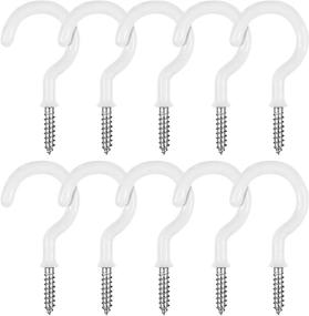 img 4 attached to 🔗 Versatile Vinyl-Coated Ceiling Hooks for Various Uses