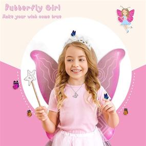 img 3 attached to 🦋 Stunning Cubic Zirconia Butterfly Necklace: Perfect Birthday Gift for Little Teen Girls and Daughters