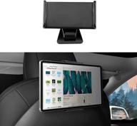 📱 basenor tesla model y model 3 tablet holder - headrest tablet mount stand cradle accessories logo