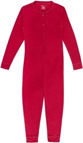 img 4 attached to 👕 Premium Union Suit for Boys by Fruit of the Loom