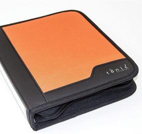 img 3 attached to 📂 TONIC STUDIOS 344E - Medium Ringbinder Clear Inserts and Magnetic Sheets in Orange/Black (6 Piece Set)