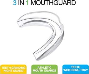 img 3 attached to 🥊 Zhanmai Sport Mouth Guards: Elite Teeth Armor for Optimal Safety and Performance in Football, Boxing, Basketball, Hockey, Taekwondo, and Kickboxing - 10 Packs with Custom Fit