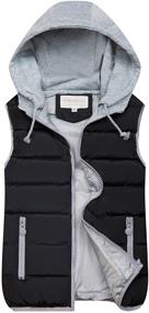 img 2 attached to 🧥 Gihuo Quilted Padded Puffer Vest Gilet for Women