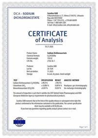 img 3 attached to DCA Dichloroacetate Certificate Certified Laboratory