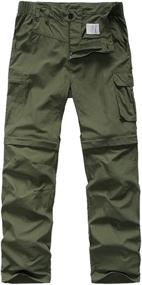 img 4 attached to 👖 Youth Outdoor Convertible Camping Trousers - Boys' Clothing and Pants