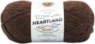 🦁 lion brand heartland yarn sequoia: luxurious and versatile fiber for all your creative projects logo
