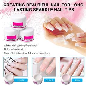 img 1 attached to Acrylic Glitter Decoration Professional Manicure Foot, Hand & Nail Care and Nail Art & Polish