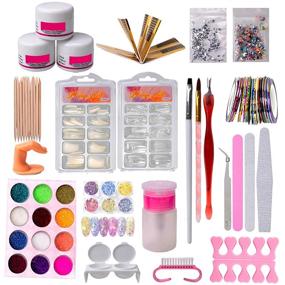 img 3 attached to Acrylic Glitter Decoration Professional Manicure Foot, Hand & Nail Care and Nail Art & Polish