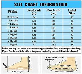 img 3 attached to π MEINIANGUAN Lightweight Lace Up Girls' Athletic Sneakers for Optimal Performance