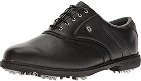 img 1 attached to FootJoy Originals Shoes White Brown Men's Shoes