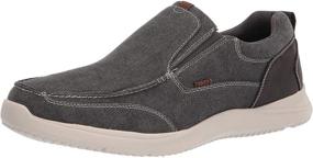 img 4 attached to Loafers & Slip-Ons in Gunmetal: Nunn Bush Conway Canvas Men's Shoes