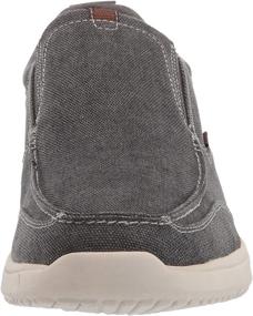 img 3 attached to Loafers & Slip-Ons in Gunmetal: Nunn Bush Conway Canvas Men's Shoes