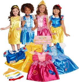 img 4 attached to 👸 Disney Princess Dress Up Set - 21 Exclusive Pieces
