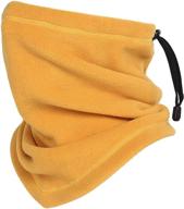 ultimate warmth on demand: omeneex neck warmer drawstring thick neck gaiters for chilly cold weather логотип