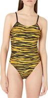 👙 tyr crypsis cut-out swimsuit logo