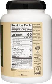 img 2 attached to 🌱 NutriBiotic Certified Organic Plain Rice Protein: Low Carb, Vegan, Kosher, Keto-Friendly, Chemical-Free, GMO/Gluten-Free, Easy-to-Digest 21oz Protein Powder