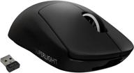 💥 renewed logitech g pro x superlight wireless gaming mouse in black: ultra-lightweight, programmable 5 buttons, hero 25k sensor with 25,600 dpi, long battery life, pc/mac compatibility logo