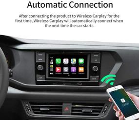 img 3 attached to CarlinKit 2.0 Wireless CarPlay Adapter Compatible with Pioneer Radio, Factory CarPlay Cars, Convert Wired to Wireless Carplay, Online Upgrade Adapter