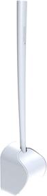 img 1 attached to 🚽 So-Mine Hygienic Sanimaid Toilet Brush and Floor Stand Set - Deep Cleaning, Prevents Dirt Buildup, Dripless, Flexible Handle, White/Grey