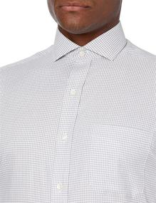 img 2 attached to BUTTONED Classic Cutaway Collar Non Iron Houndstooth