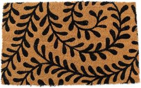 img 4 attached to DII Floral Design Collection Natural Coir Doormat
