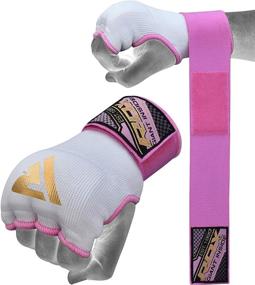 img 4 attached to 🥊 Enhanced Protection for Women: RDX Boxing Hand Wraps with Quick 75cm Long Wrist Straps and Padded Fist Hand Protection - Ideal for Muay Thai MMA Punching Training!