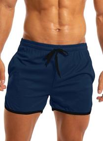img 4 attached to 🏋️ PAIZH Active Men's Clothing: High-Performance Gear for Running, Workouts, and Bodybuilding