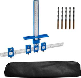 img 4 attached to 🧰 Streamline Cabinet Installation with the Holimax Cabinet Hardware Jig: The Ultimate Template Tool for Precision Handle Knob Pull Placement in Woodworking Projects