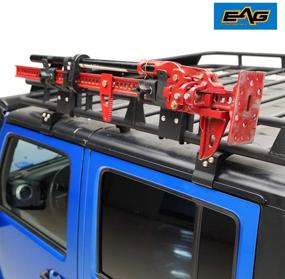 img 3 attached to Convenient EAG Hi-Jack Bracket Mounting Kit for 87-20 Wrangler YJ/TJ/JK/JL Roof Rack