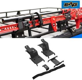 img 4 attached to Convenient EAG Hi-Jack Bracket Mounting Kit for 87-20 Wrangler YJ/TJ/JK/JL Roof Rack