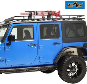 img 1 attached to Convenient EAG Hi-Jack Bracket Mounting Kit for 87-20 Wrangler YJ/TJ/JK/JL Roof Rack