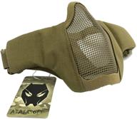 atairsoft adjustable military tactical protective mesh half face mask: unparalleled safety and comfort for tactical operations logo