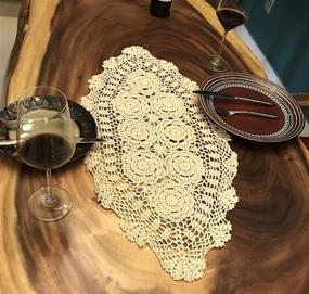 img 3 attached to 🧶 Handmade Crochet Doilies Dresser by Janef