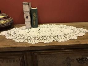 img 1 attached to 🧶 Handmade Crochet Doilies Dresser by Janef