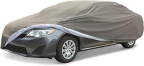 img 3 attached to 🚗 Waterproof Car Cover by Amazon Basics - Large Sedan, for Cars up to 204 Inch