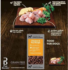 img 2 attached to 🐶 Premium Pure Balance Grain Free Chicken & Pea Recipe Dog Food - 4lbs