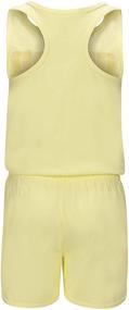 img 2 attached to PUMA Girls' Romper in Vibrant Yellow Pear, Size 3T - Enhanced SEO