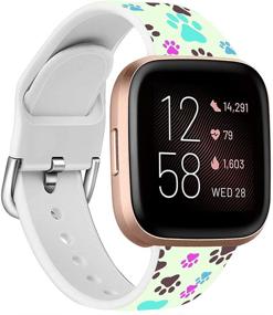 img 3 attached to Цветной ремешок для Fitbit Versa 2