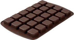 img 2 attached to Силиконовая форма Wilton на 24 ячейки для кусочков коричневых брауни: идеальна для перекусов и развлечений.