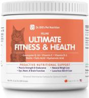 dr. bill’s feline ultimate fitness & health – complete multivitamin for cats, with coenzyme q-10, vitamin e, d-3, biotin, folic acid, and hyaluronic acid logo