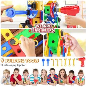 img 3 attached to Unleash the Inventor in Your Child with Jasonwell STEM Toys Building Blocks