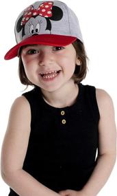 img 3 attached to Minnie Mouse Disney Little Toddler Baseball Hat: Stylish Girls Cap for Ages 2-7