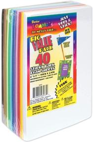 img 2 attached to Darice Foamies Sticky Back 6x9 Inch Sheets, 40-Pack Assorted Colors for Crafts and Projects