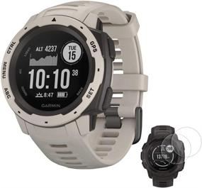 img 4 attached to Garmin Instinct Rugged Outdoor Watch with GPS and Heart Rate Monitoring Tundra (010-02064-01) with 2-Pack Screen Protector: A Comprehensive Review