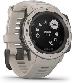 img 1 attached to Garmin Instinct Rugged Outdoor Watch with GPS and Heart Rate Monitoring Tundra (010-02064-01) with 2-Pack Screen Protector: A Comprehensive Review
