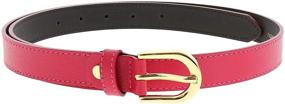 img 3 attached to 👗 FASHIONGEN Melanie: High-Quality Italian Leather Belt for Women, Premium Durability